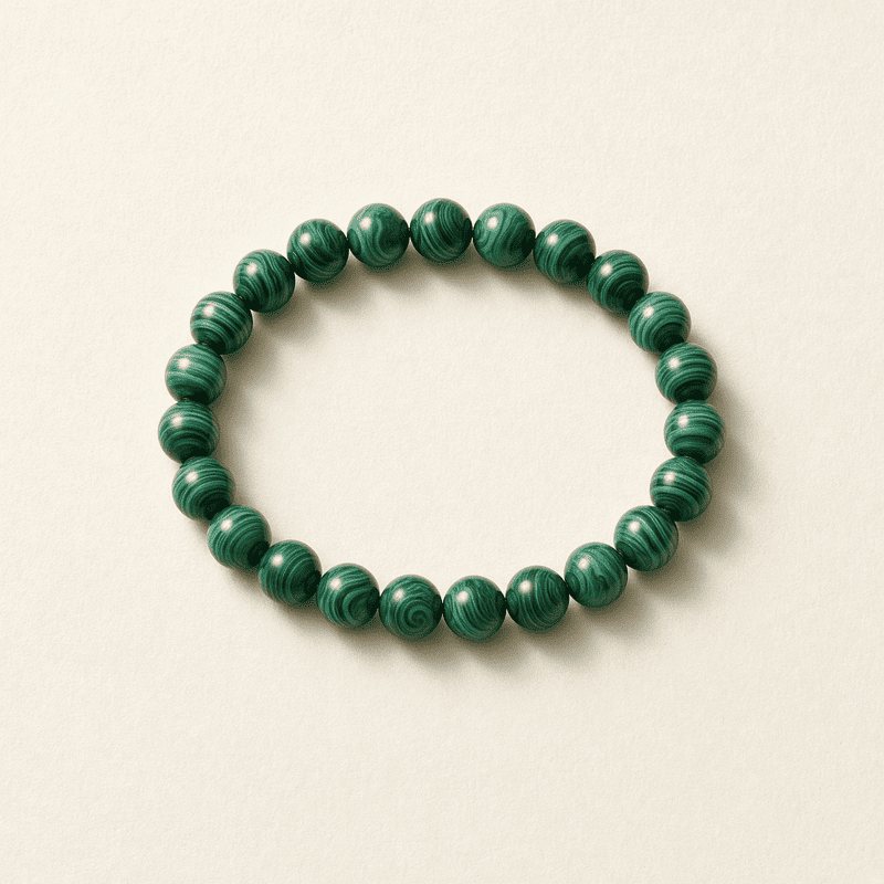 Illustration d'un bracelet en malachite